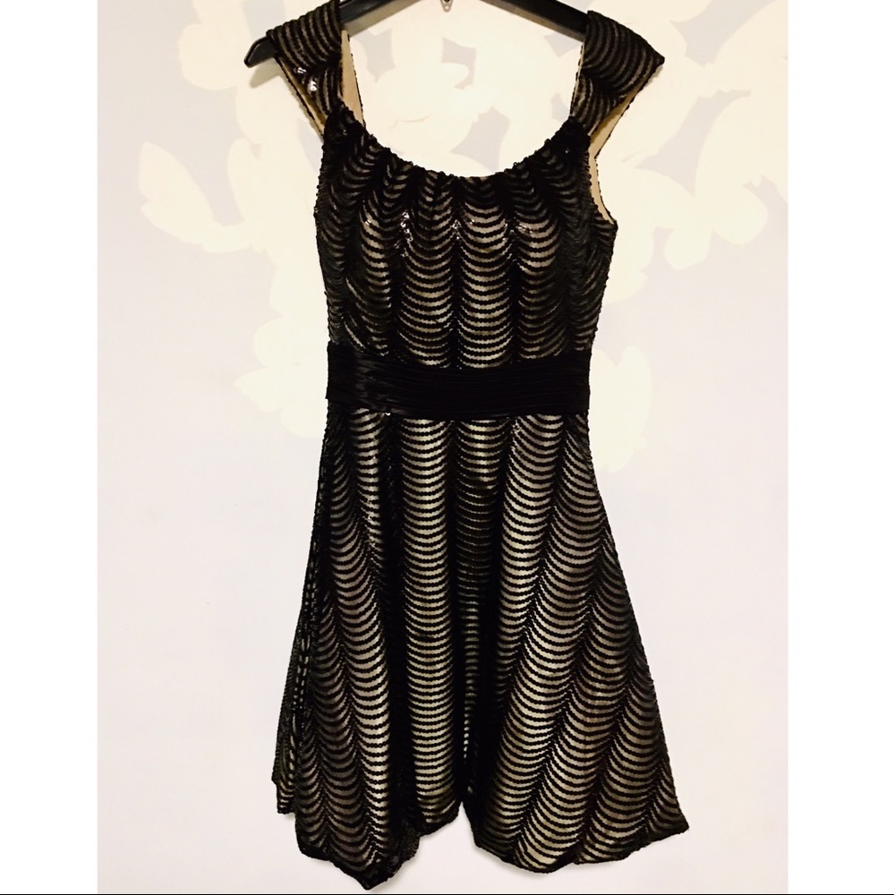 Jovani Sequin Black Dress